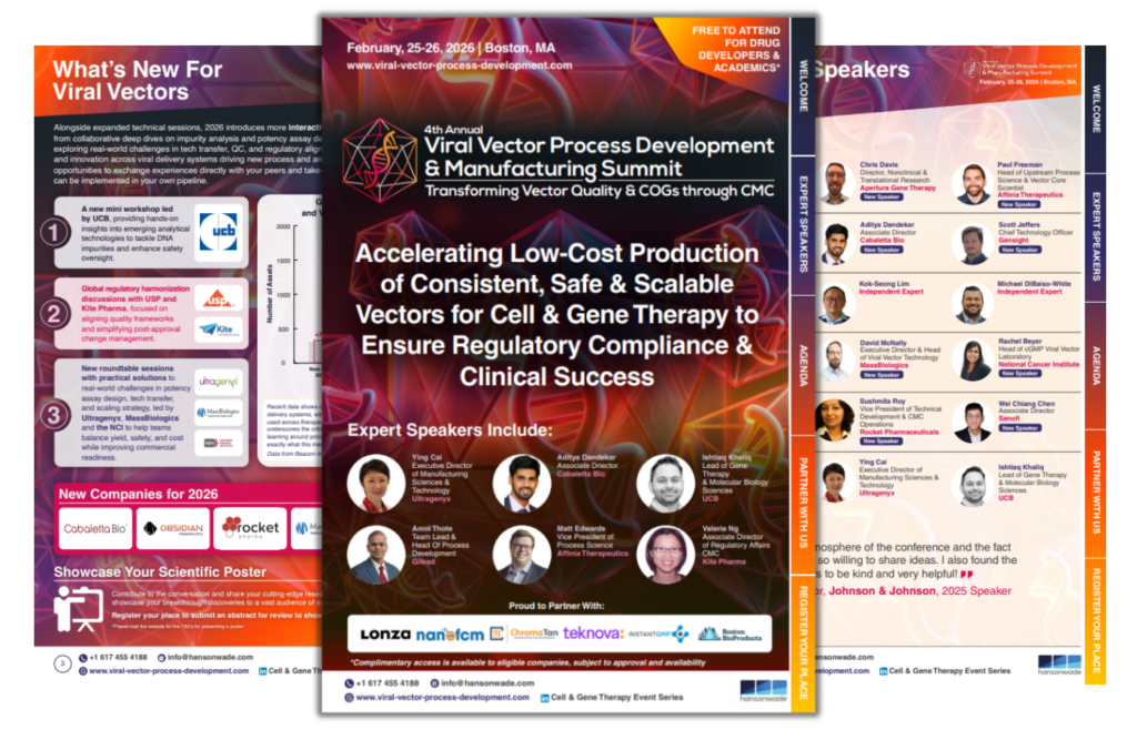 Full Event Guide - 4th Viral Vector Process Development & Manufacturing