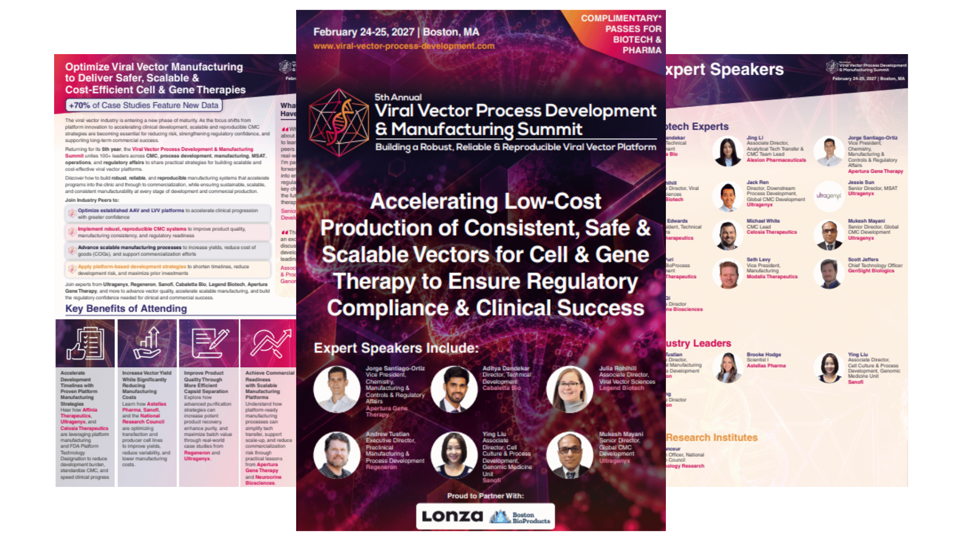 5th Viral Vector PD & Manufacturing Summit Brochure